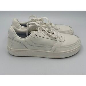 Flux Footwea Court White Leather Minimalist Barefoot Shoes Womens 8 Mens 6.5